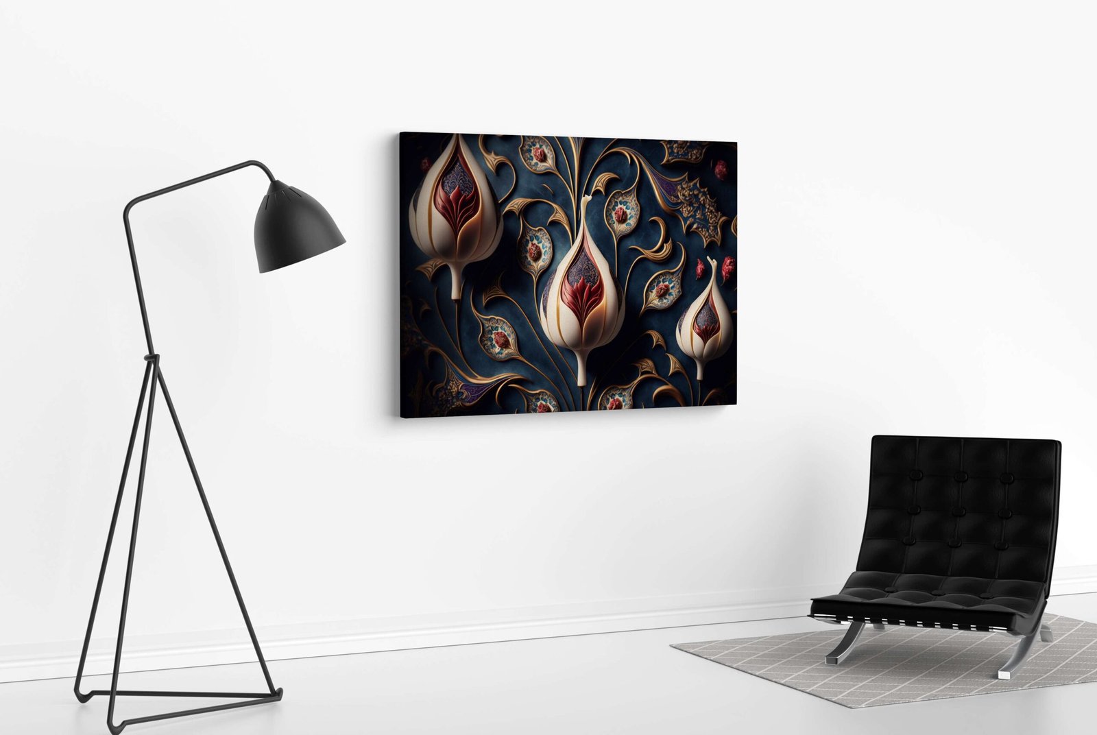 Elegant Framed Canvas Paintings for Home Interiors - Image 4