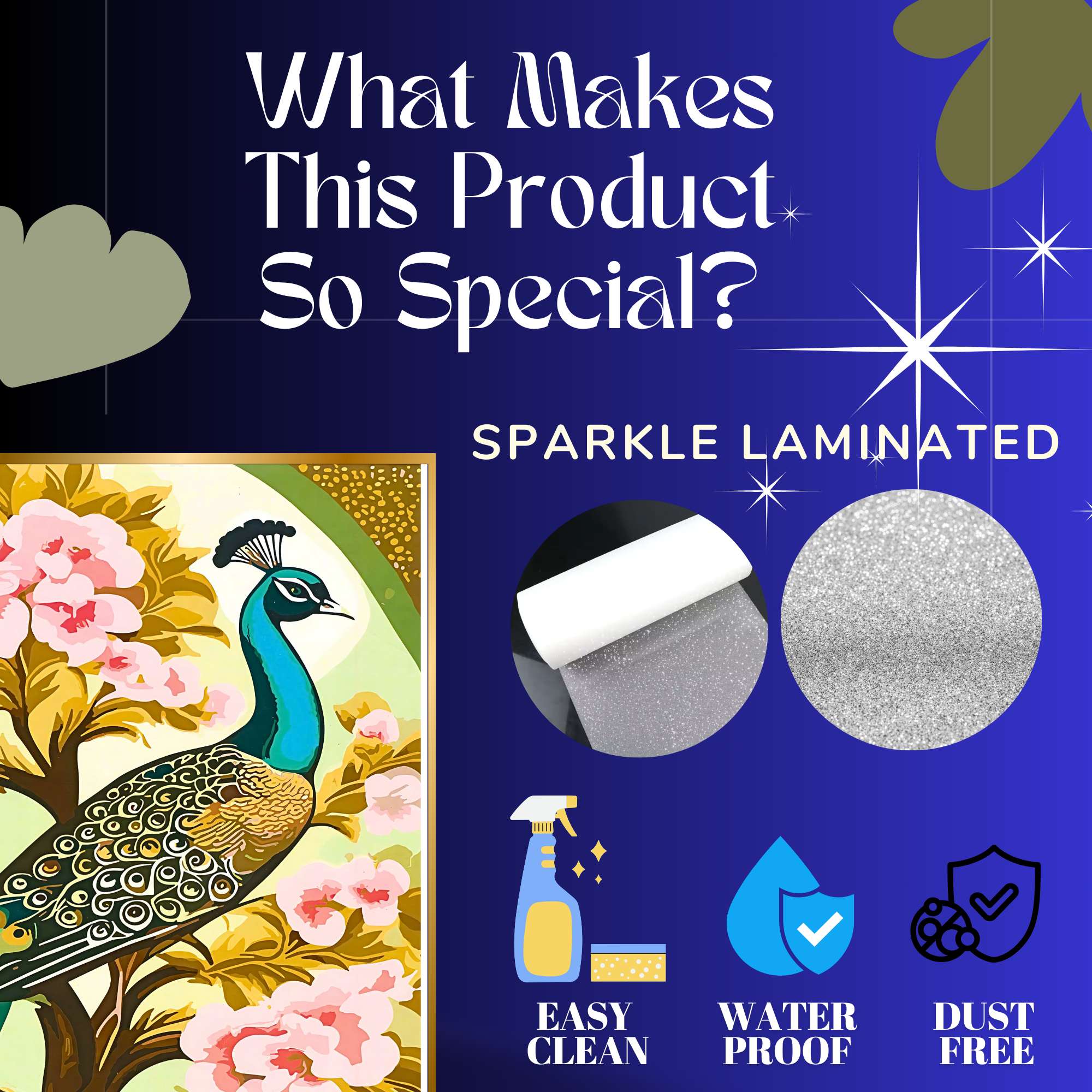 Set of Six Wall Paintings for Wall Dacoration Golden Framed Wall Paintings for Living Room & Bedroom Wall Art for Home Decoration & Office Wall Décor (17x13 inch CH-GD6-2) - Image 3